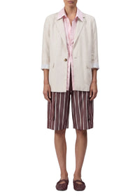 Jennie 3/4-sleeve blazer - Ivory