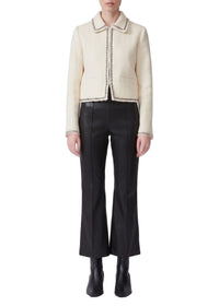 Eloise cropped blazer - Ivory