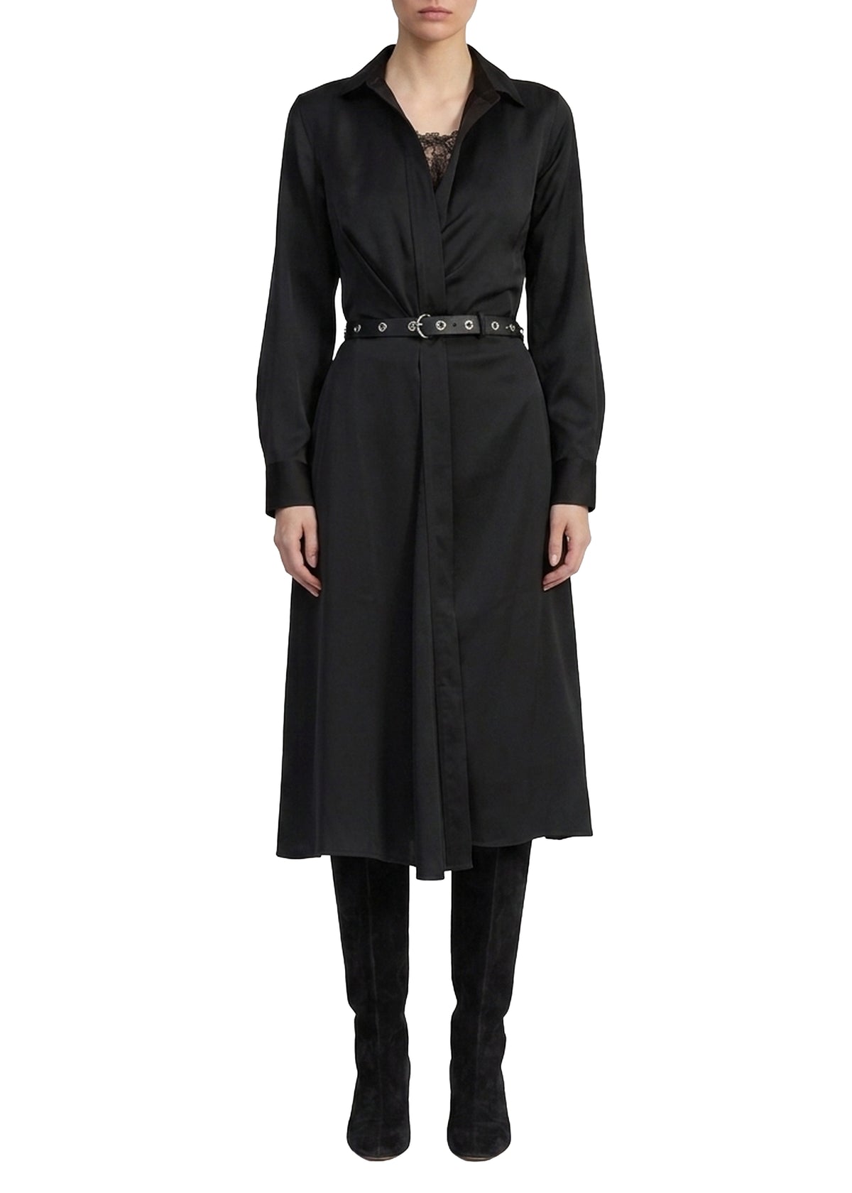Venus Midi Dress - Black