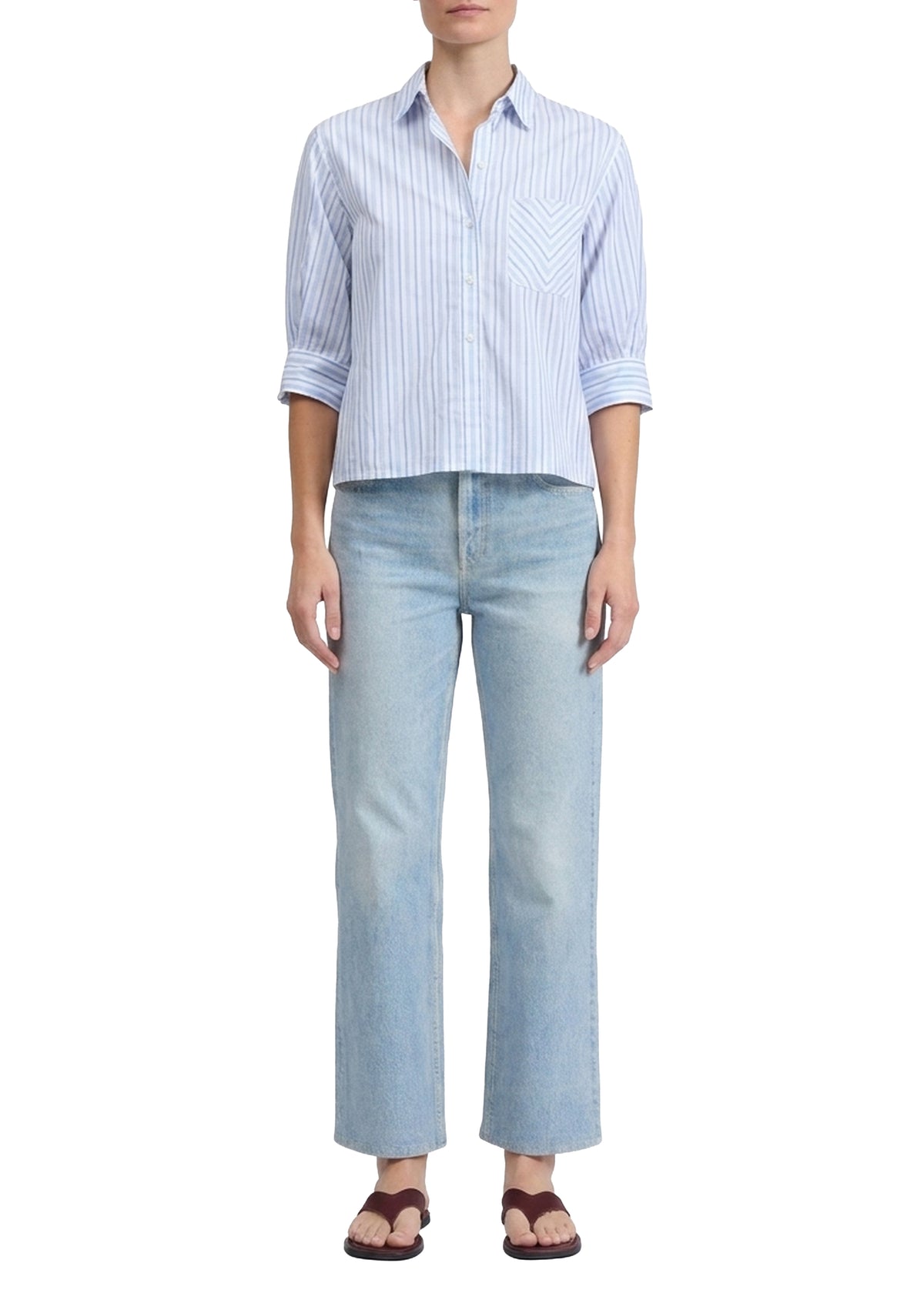 Rb Miramar Terry Shea denim trousers - Salin