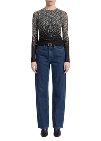 Yana knitted jumper - Black & White