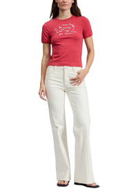 T-shirt à col rond « Sweetheart Phrases » en mica - Mtred
