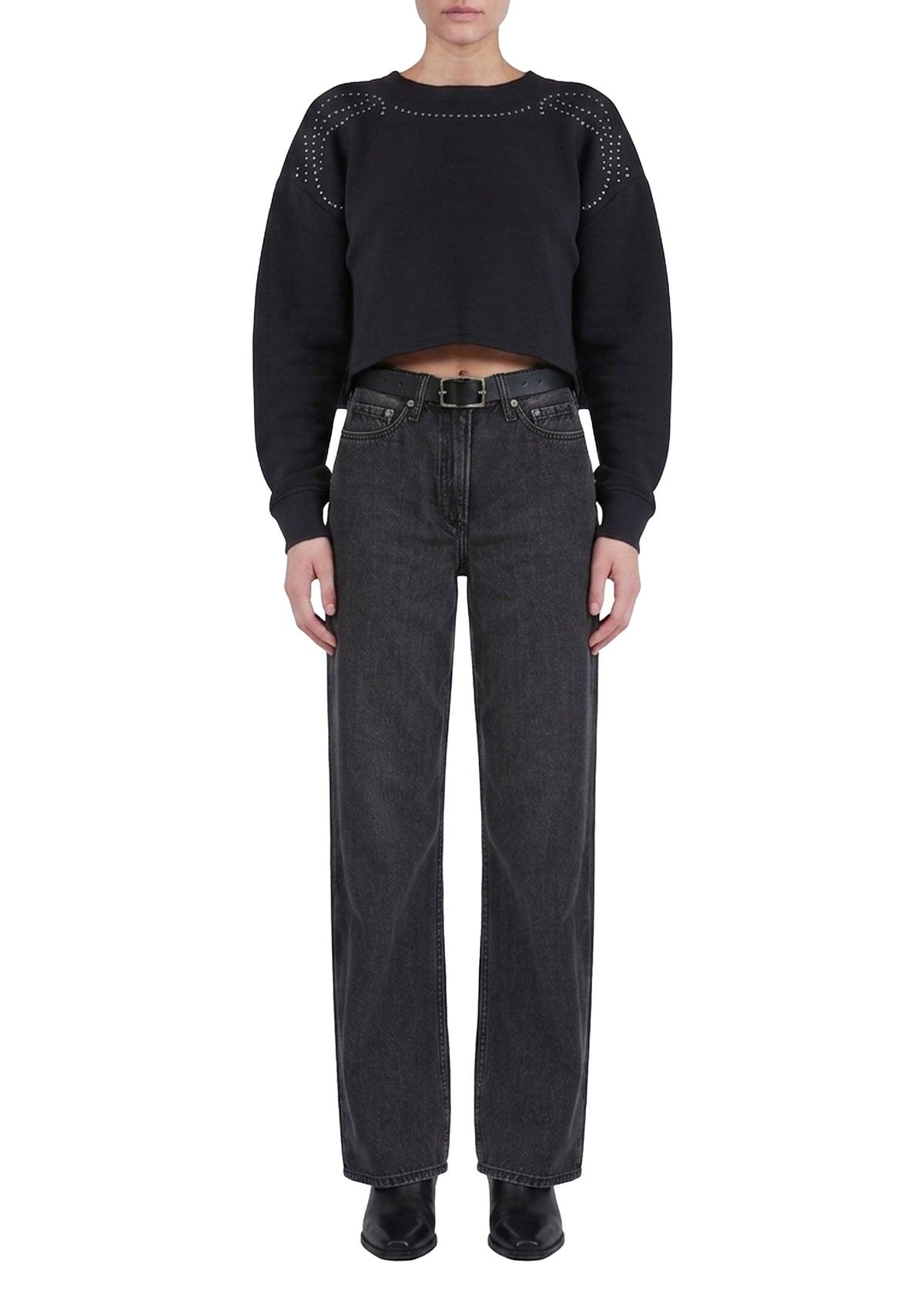 Vintage terry cloth jumper - Black