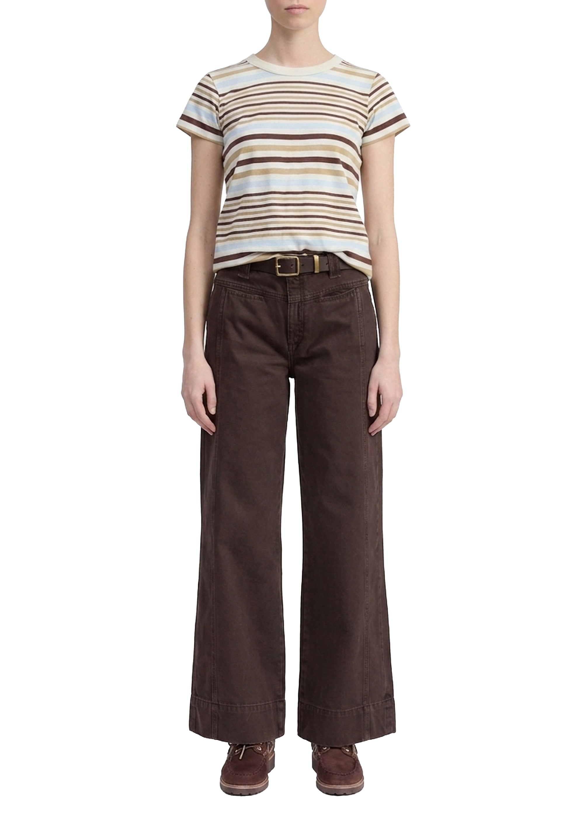 Striped cotton T-shirt - Ivy