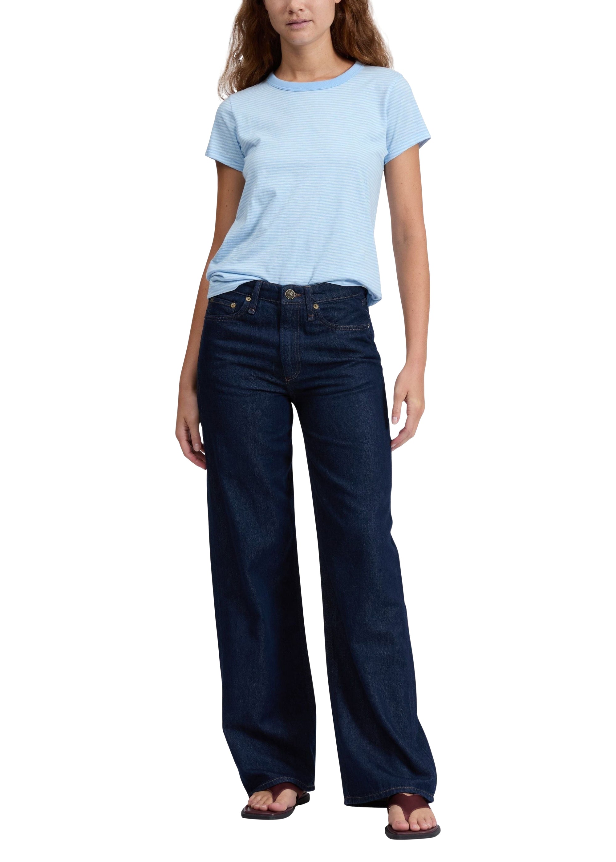 T-shirt rayé effet slub - Pwblm