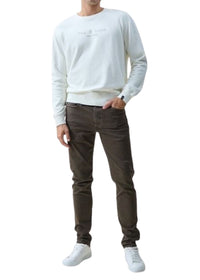 Sweat-shirt en tissu éponge Massey - Chalk