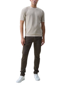 T-shirt à col rond Simon Ss - Taupe