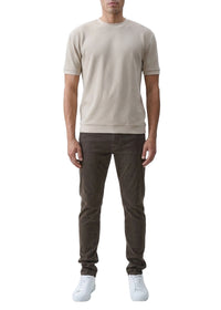 Simon round-neck T-shirt - Taupe