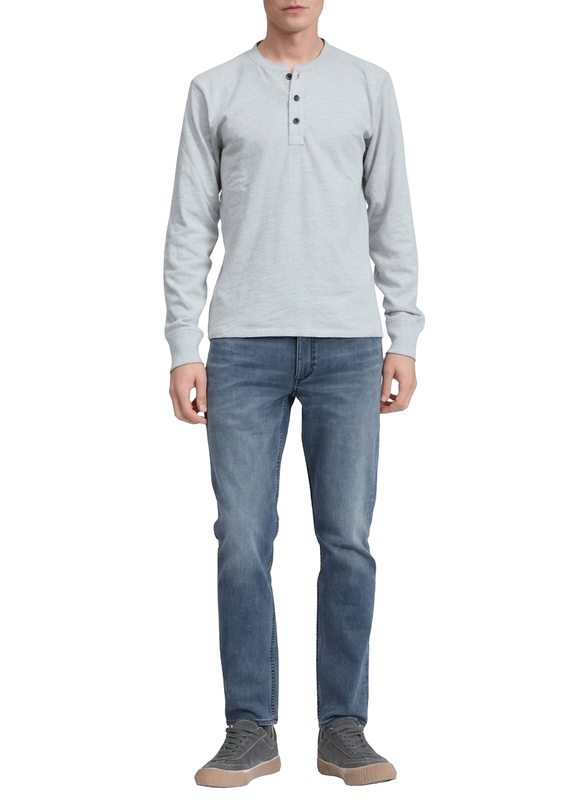 Classic Flame Crew-neck Jumper - Blue