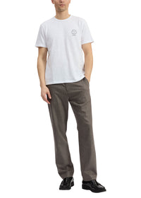 T-shirt brodé « Sour Face » - Blanc
