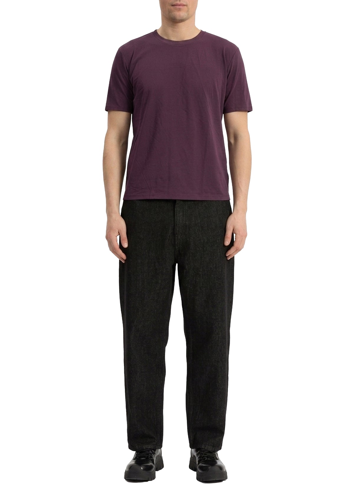 Short-sleeved T-shirt - Burgundy