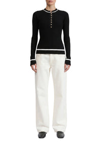 Kassy ribbed jumper - Black