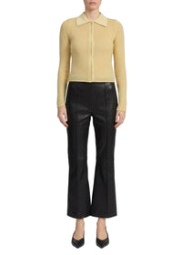 Leva wool zip-up cardigan - Butter