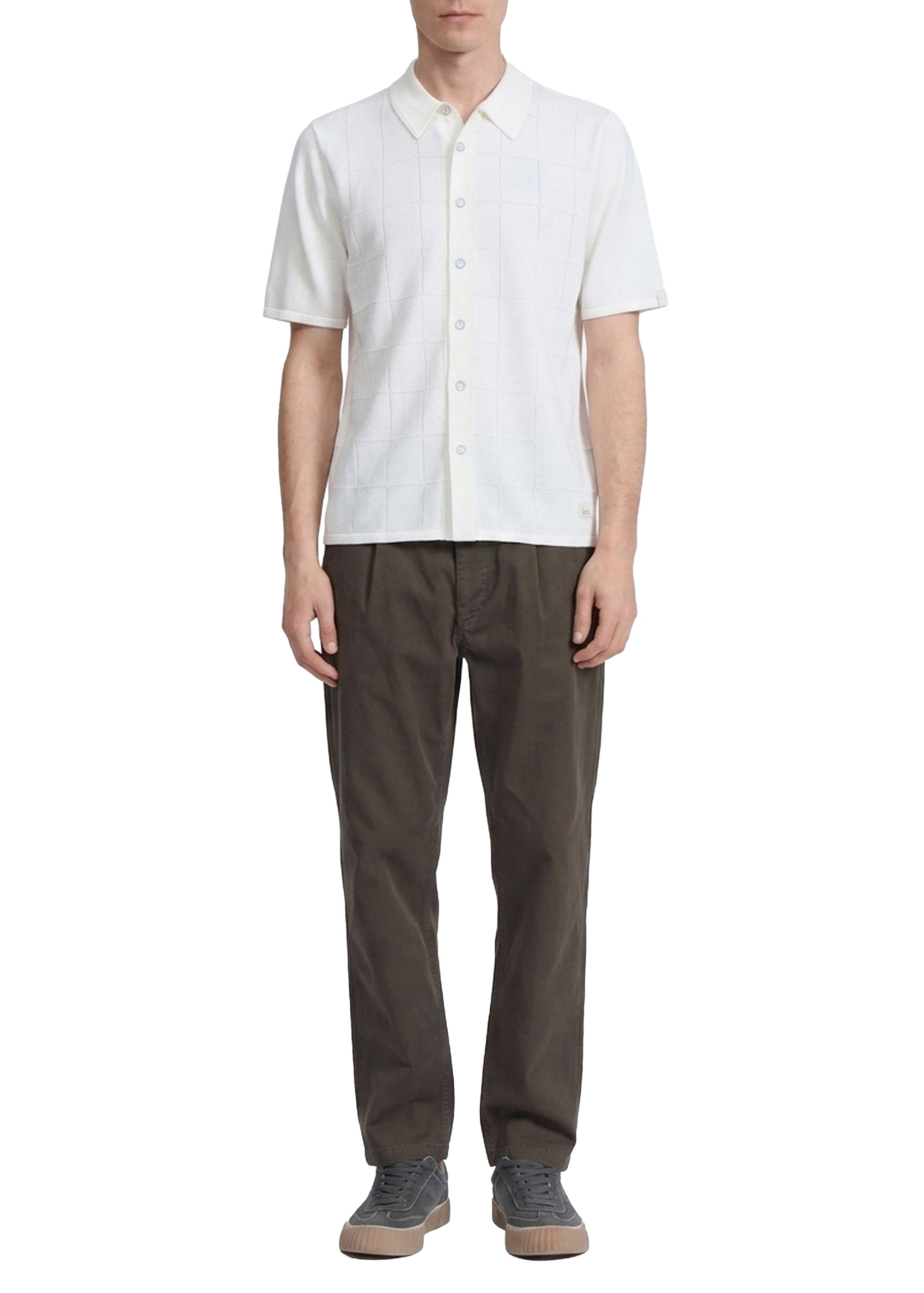 Dalton wool shirt - Ivory