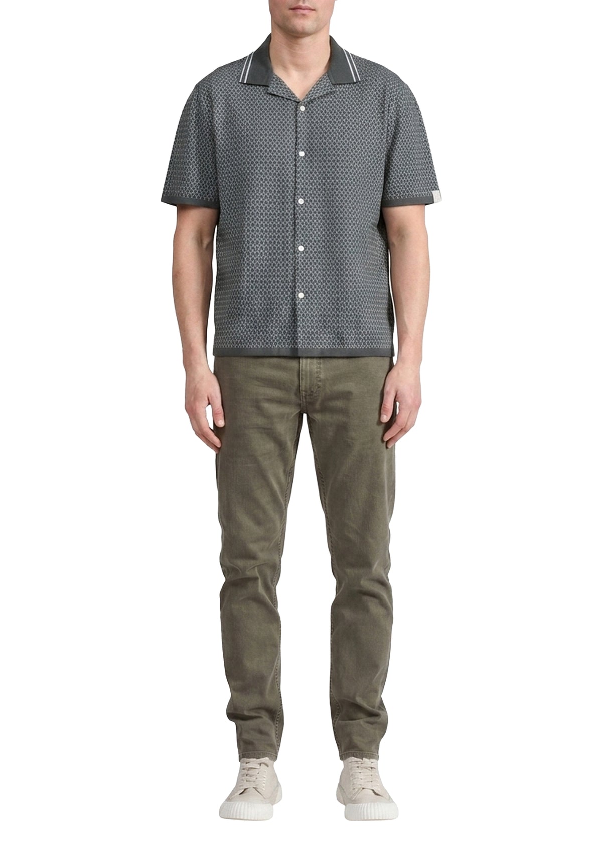 Harvey short-sleeved shirt - Grey