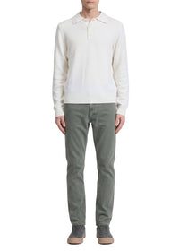 Declan cashmere polo shirt - Ivory