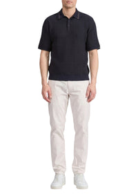 Harvey short-sleeved polo shirt - Navy