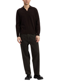Polo Johnny en cachemire Downing - Dkbrn