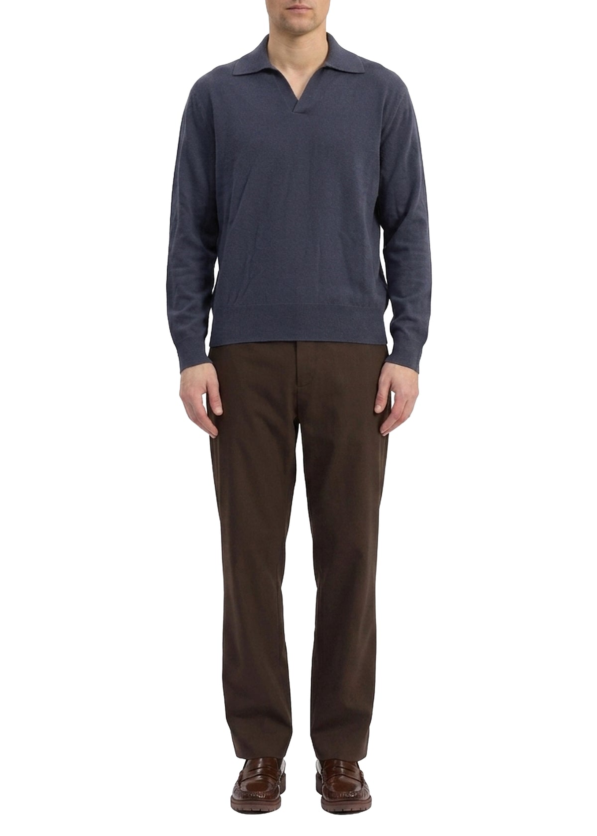 Johnny Downing cashmere polo shirt - Ombre