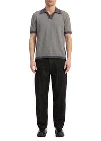 Johnny Harvey short-sleeved polo shirt - Grey