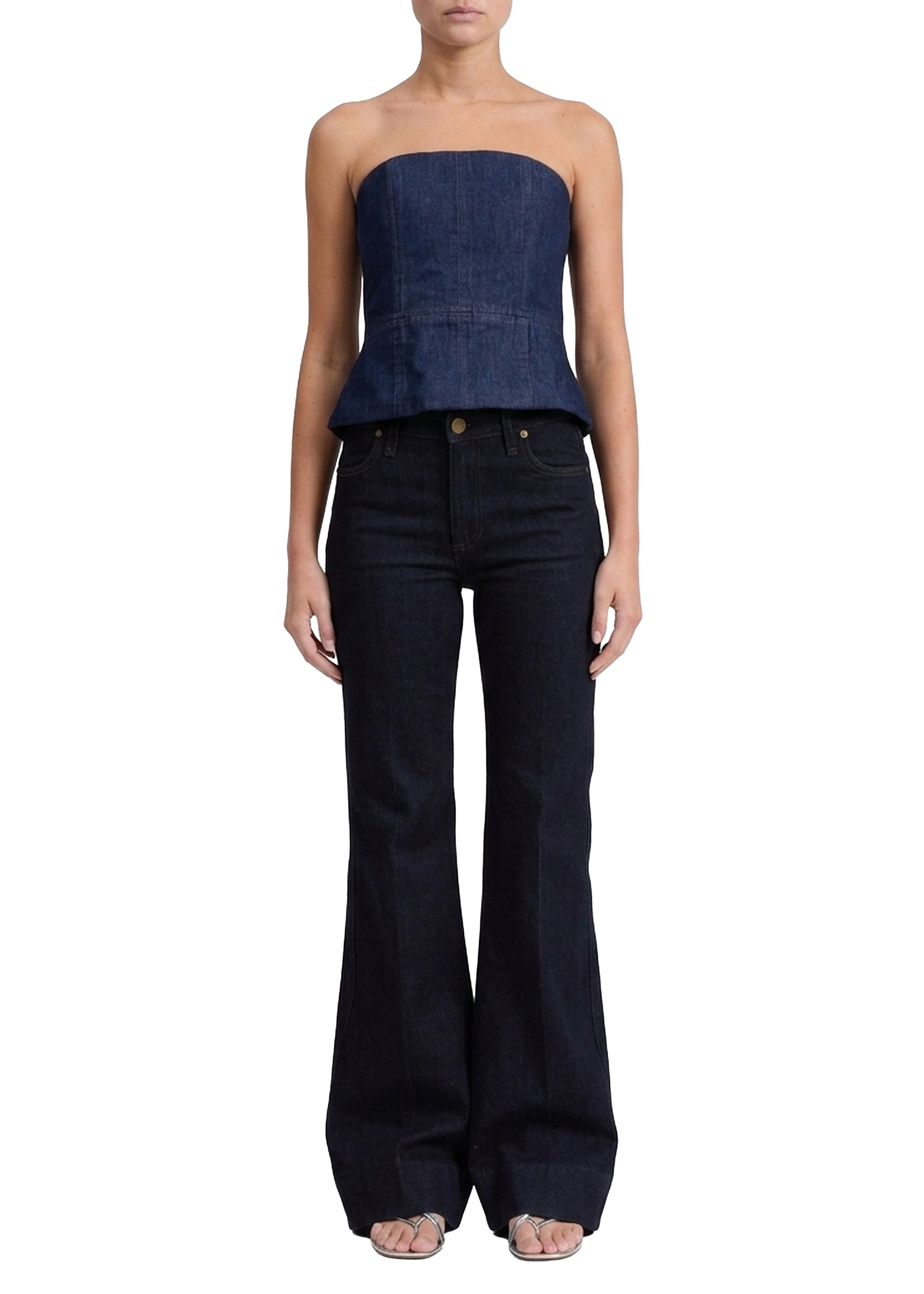 Ruby flared denim trousers - Denim
