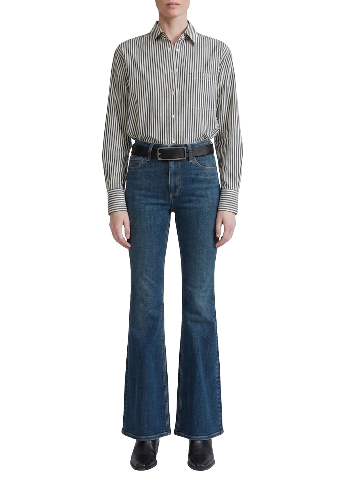 Flexi Dahlia flared denim trousers - Denim