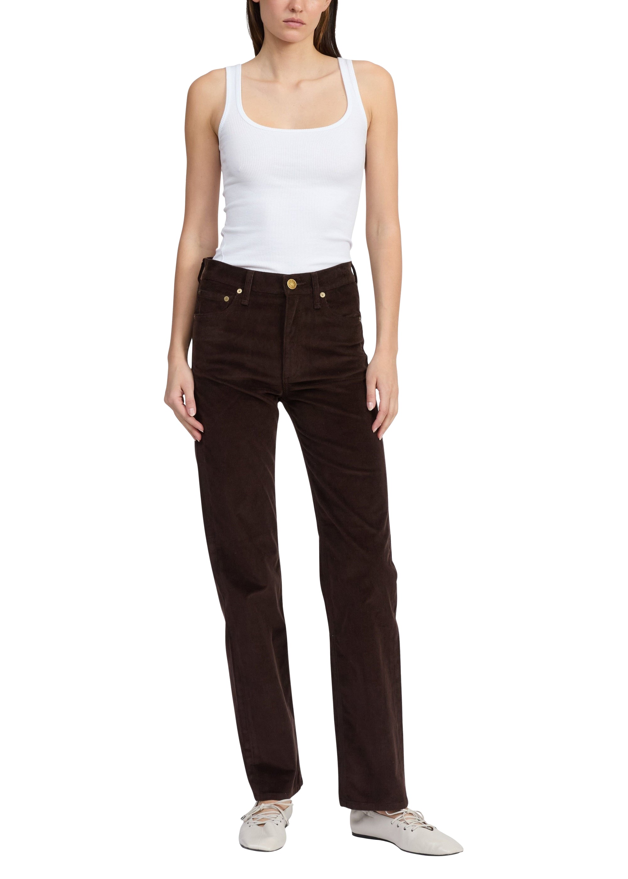 Pantalon Hadley en velours côtelé - Dbrwn