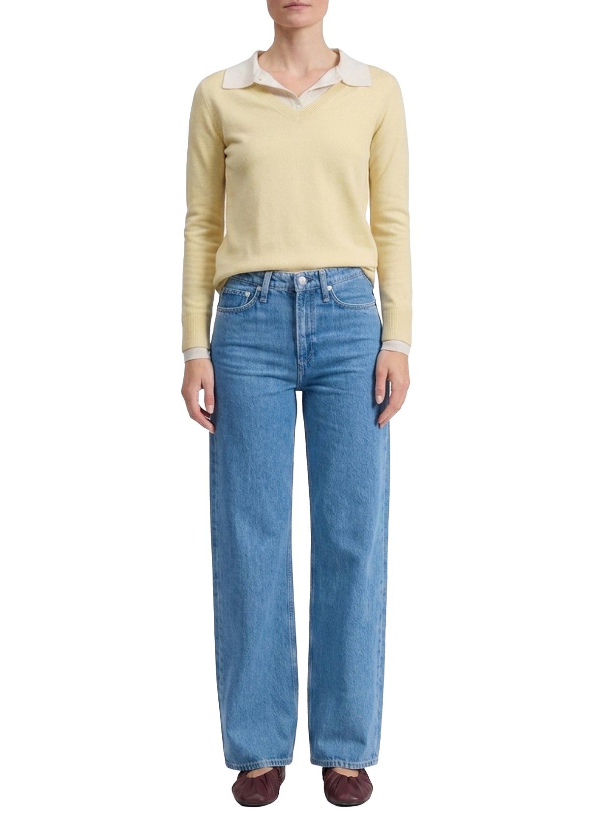 Logan wide-leg denim trousers - Downey