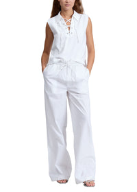 Chemise à lacets Fiona ultra-légère - Opticwht
