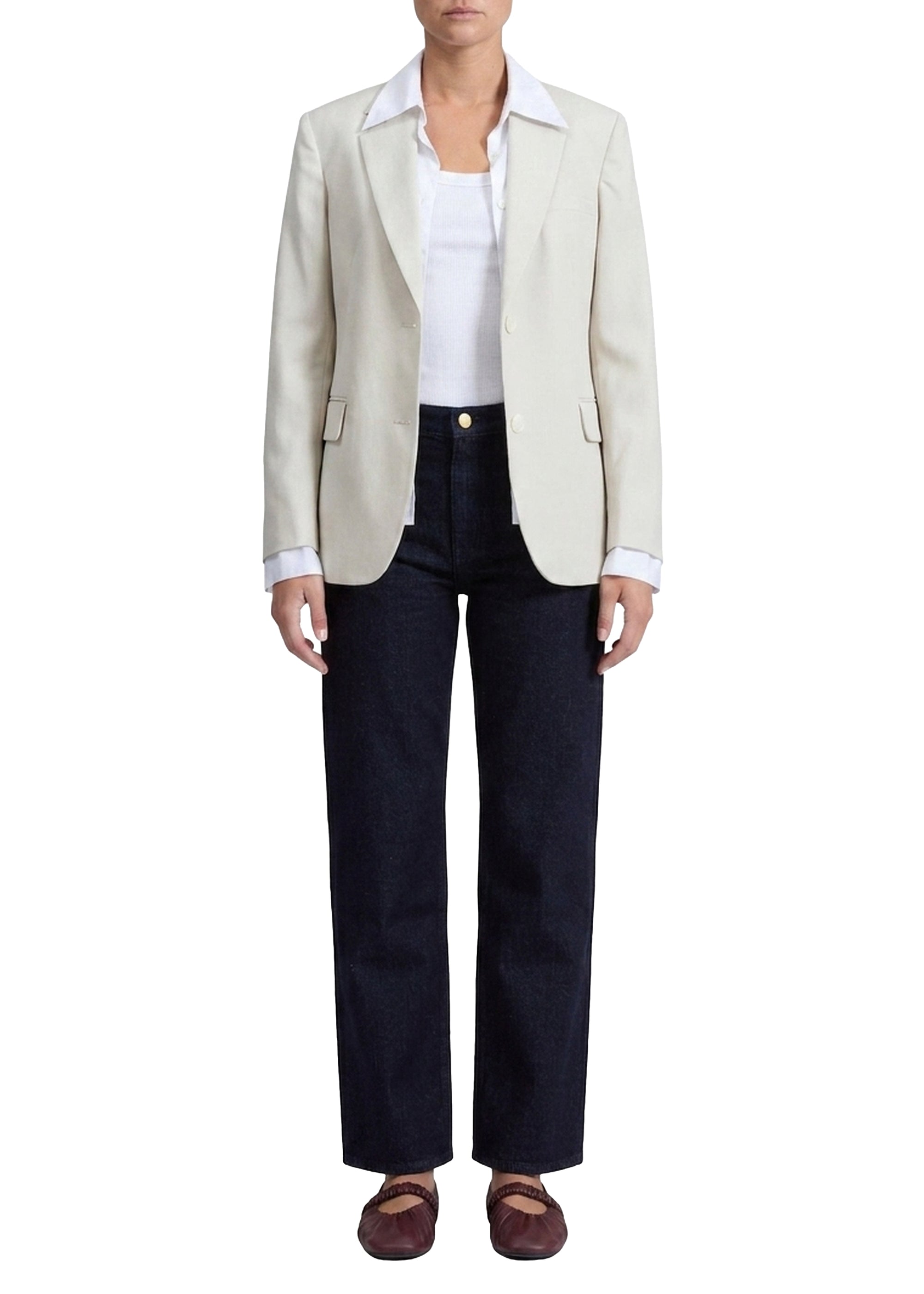 Shea straight-leg denim trousers - Darkrinse
