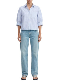 Harlow straight-leg denim trousers - Vista