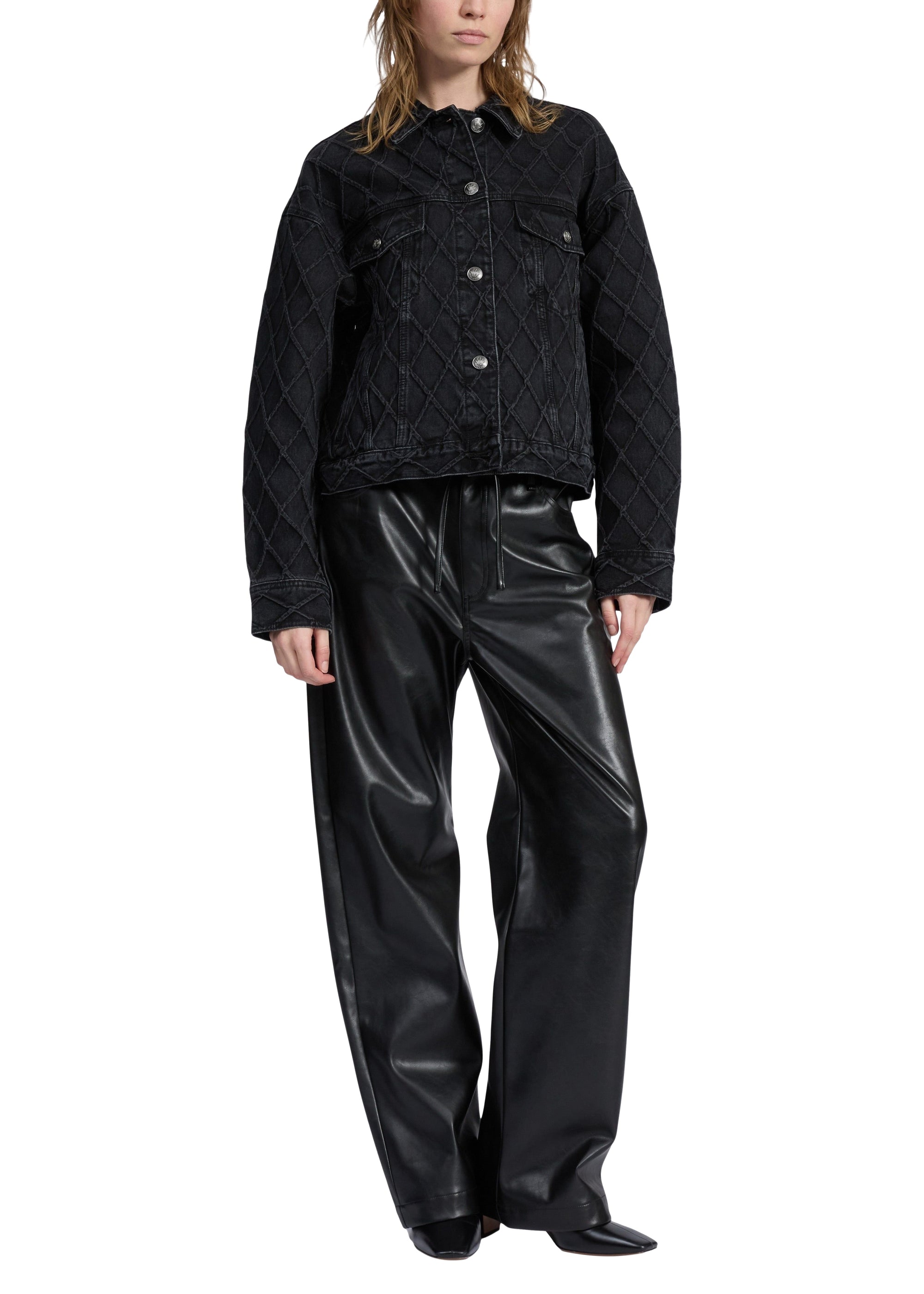 Veste trucker en denim Ryan - Qwblk