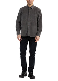 Chemise CPO en velours côtelé - Slate