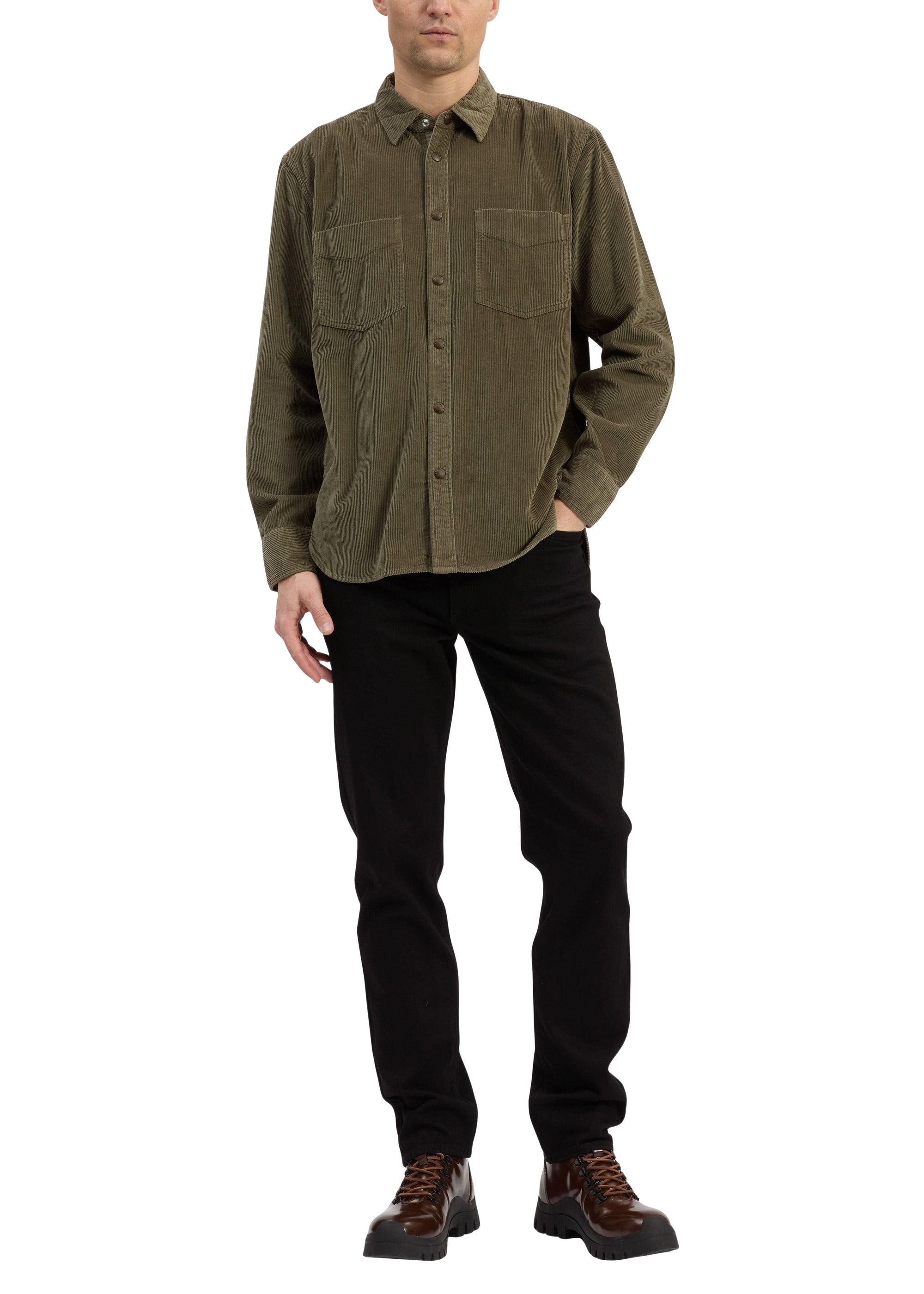 Chemise CPO en velours côtelé - Dkgrn