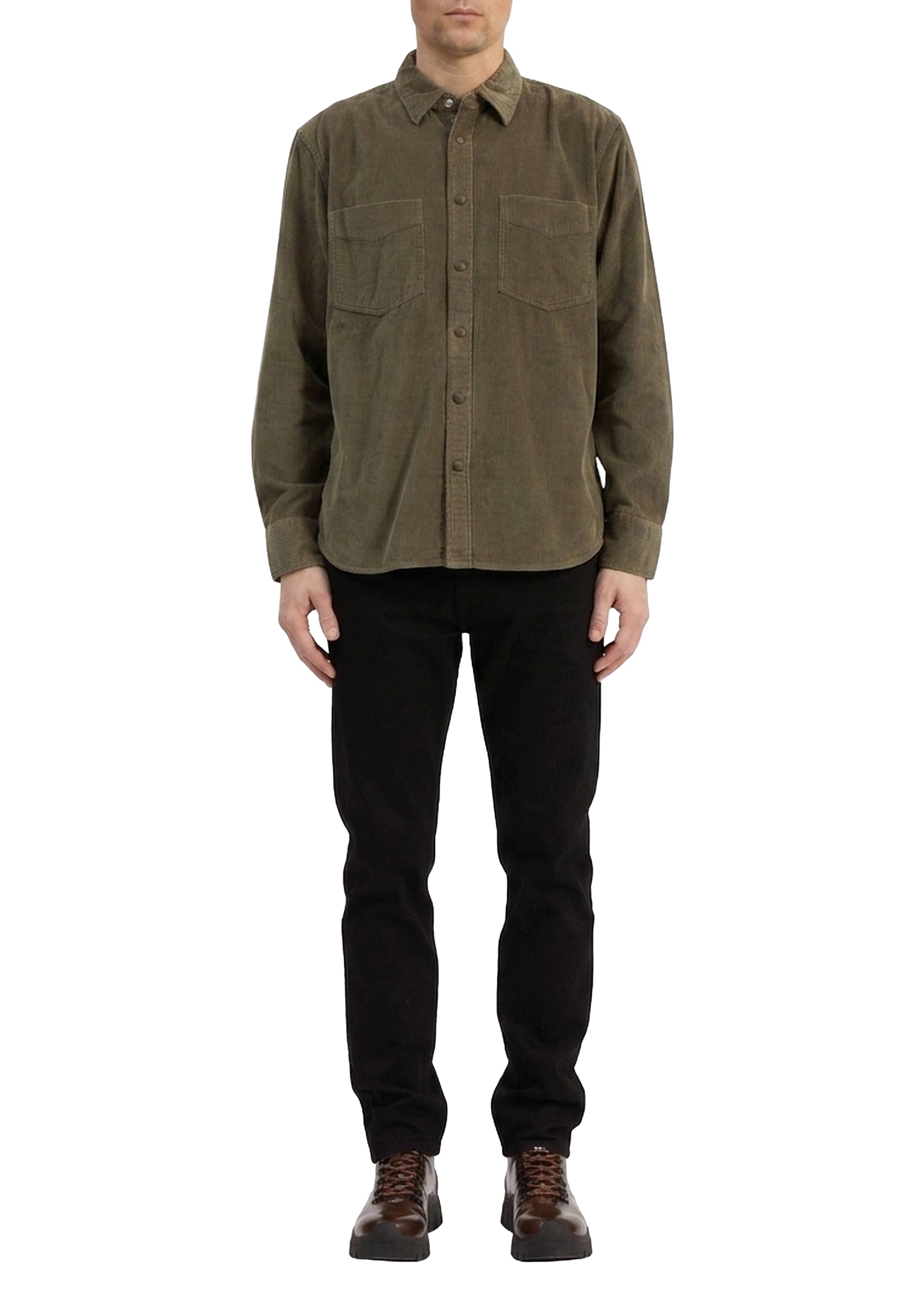 CPO velvet shirt - Khaki