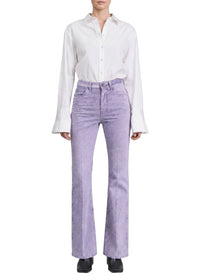 Jacey velvet trousers - Purple