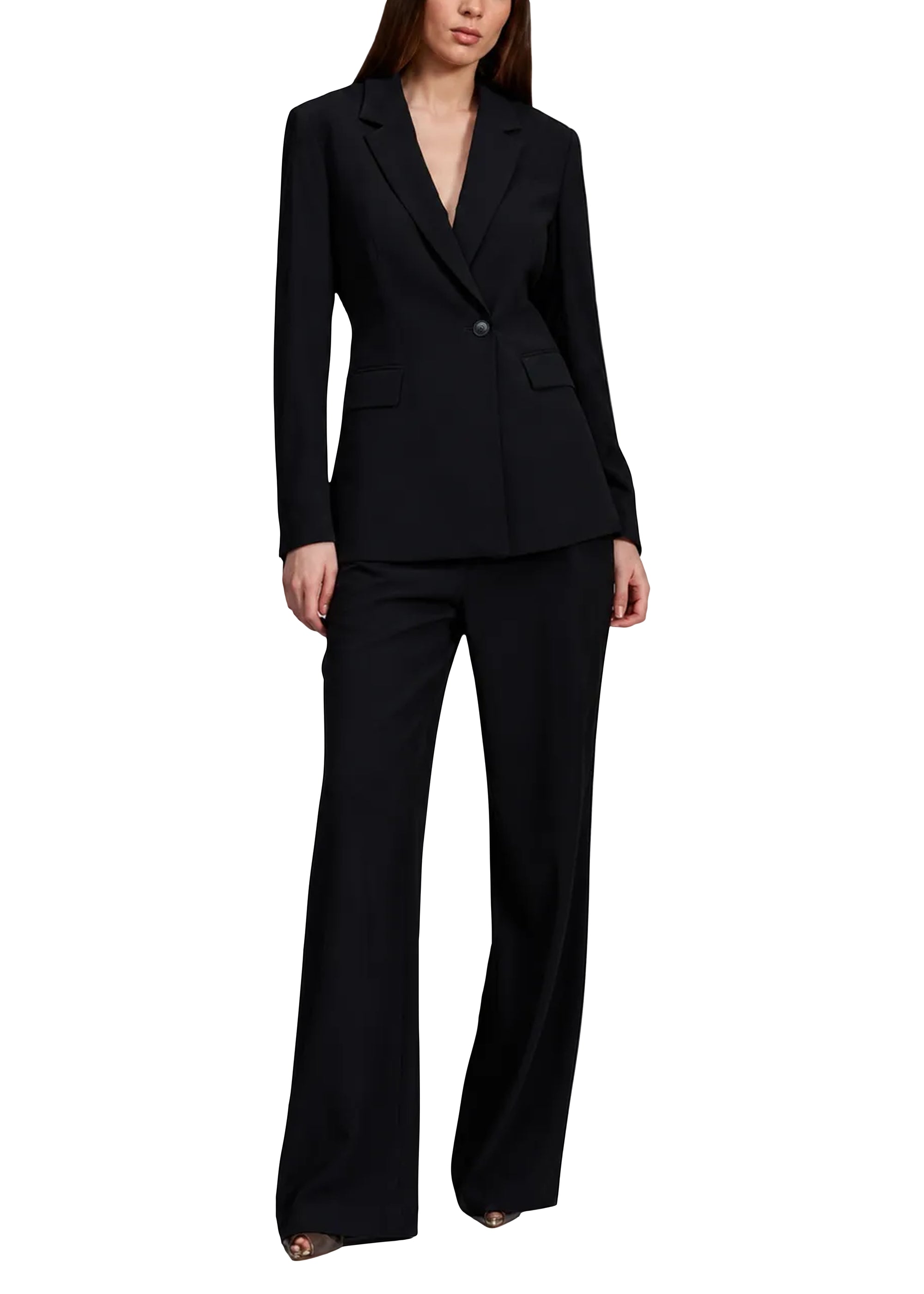 Pantalon Bennett en crêpe japonais - Noir