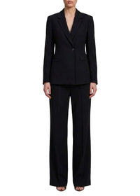 Bennett Straight-Leg Trousers - Black