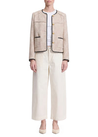 Mirabelle tweed jacket - Ivory