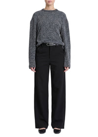 Andi wide-leg wool trousers - Black