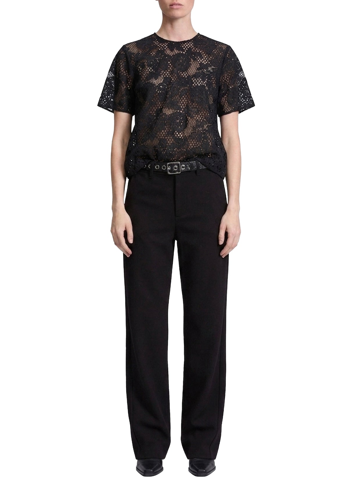 Sammie lace blouse - Black