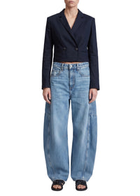 Josie short linen blazer - Sal