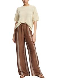 Pantalon Olivia en lin - Marron