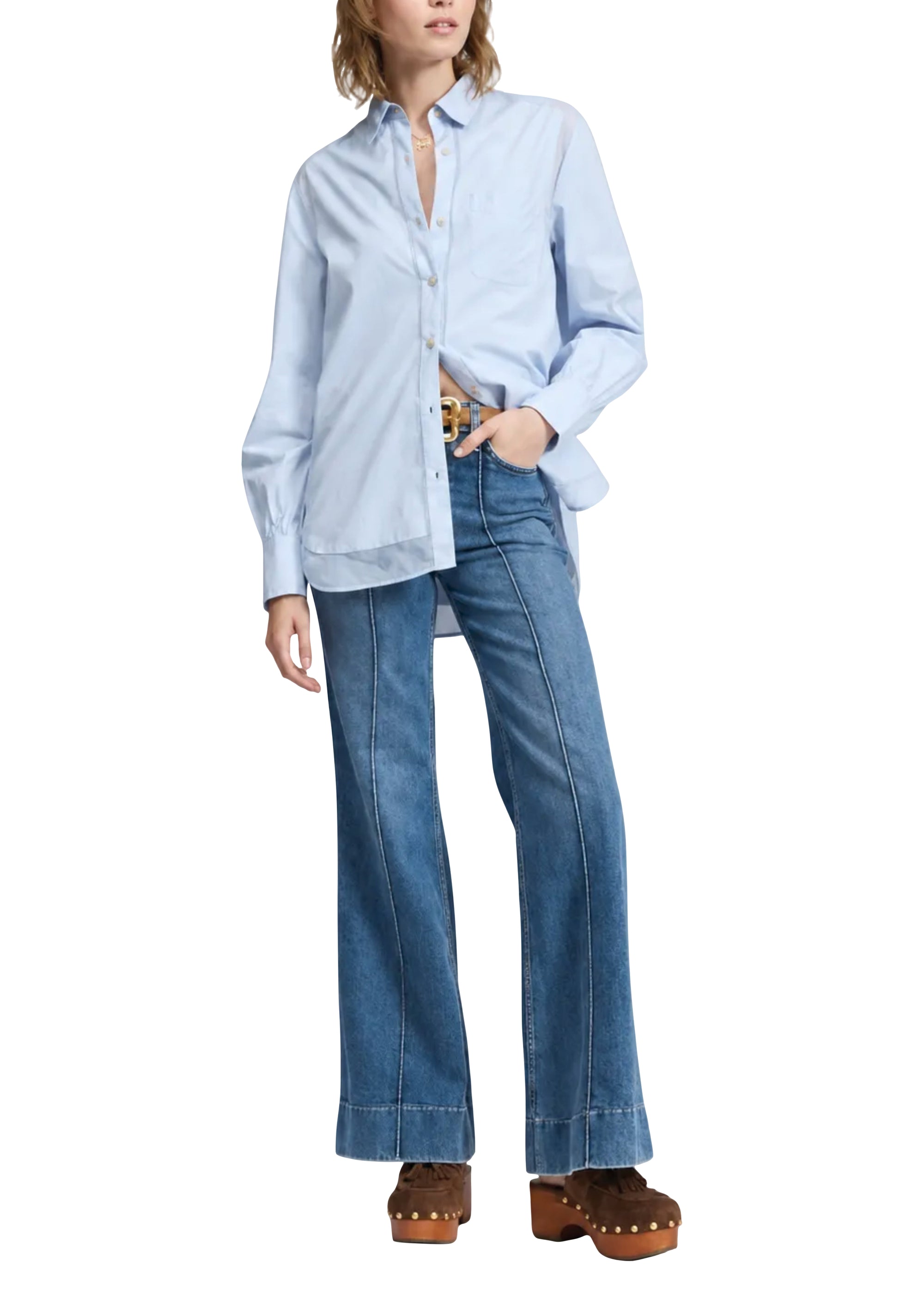 Chemise combinée Maxine - Ltblue