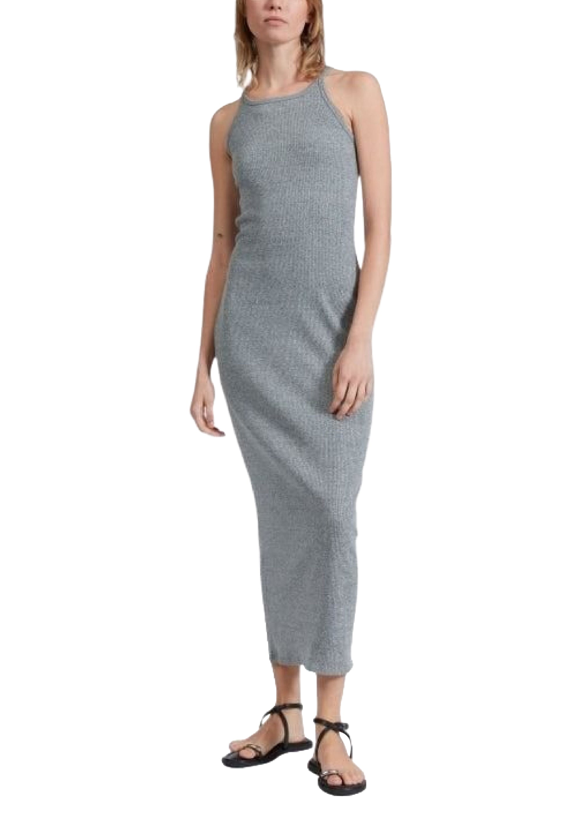Robe débardeur Essential à côtes - Gris