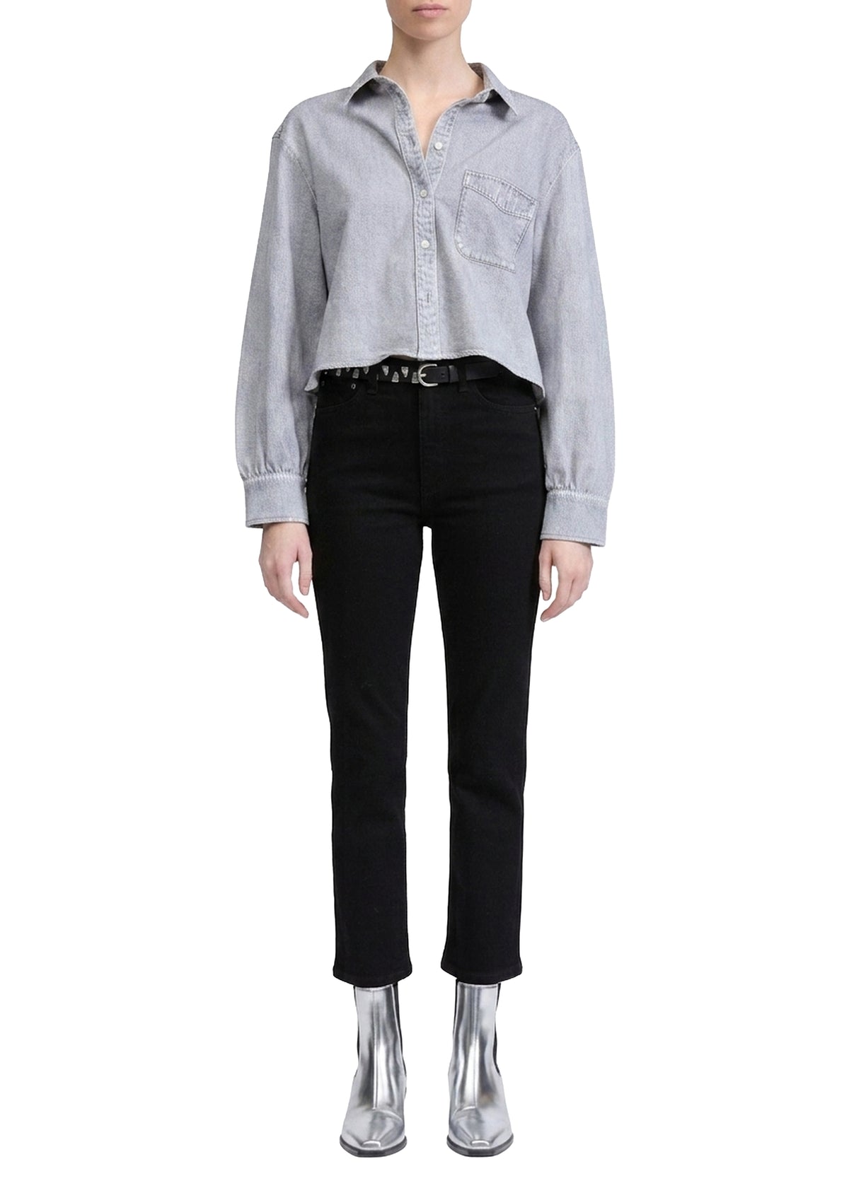 Flexi Wren slim-fit denim trousers - Black