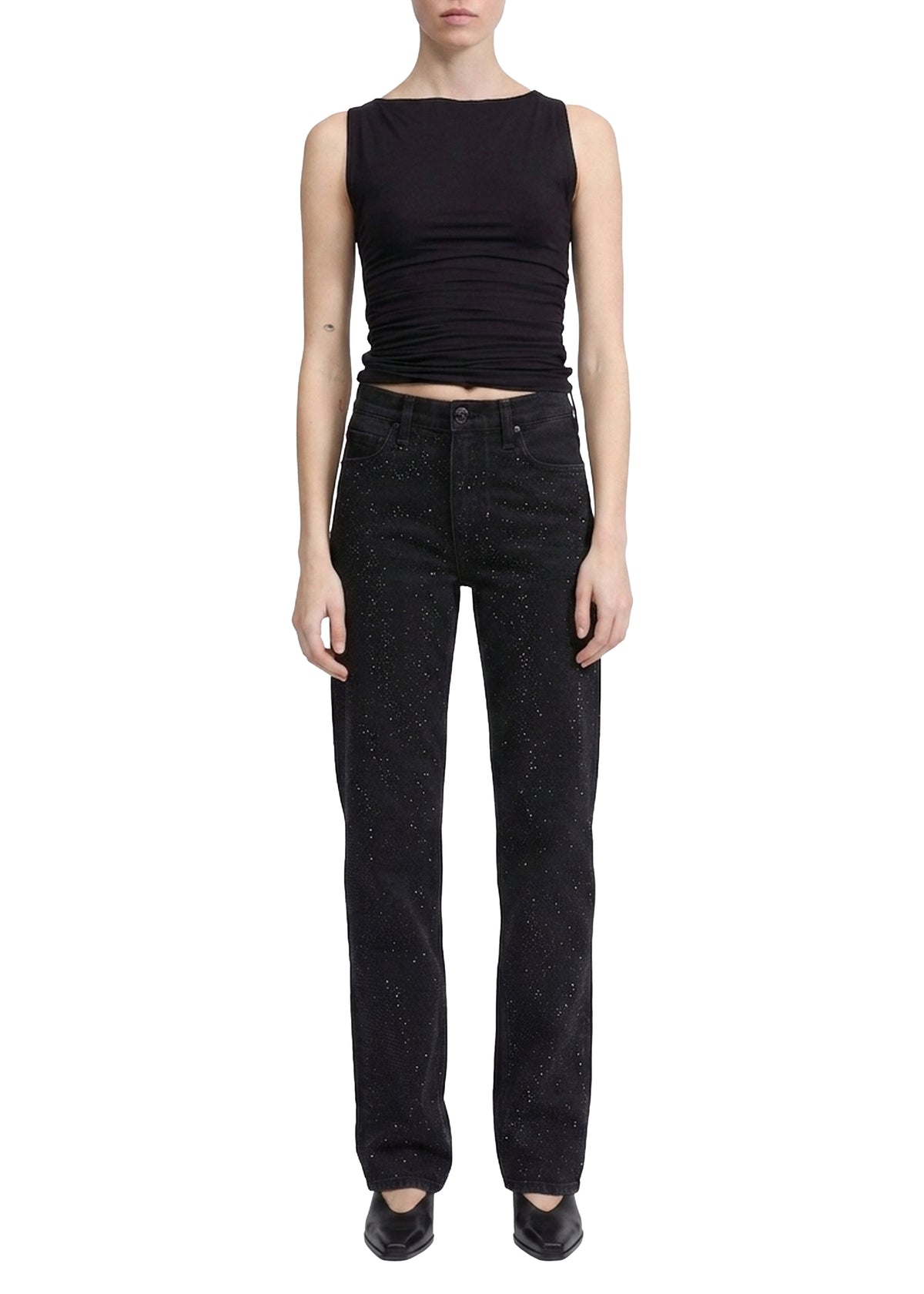 Harlow straight-leg denim trousers - Sirinjewel
