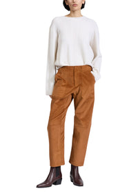 Pantalon en velours côtelé Leyton - Chestnut