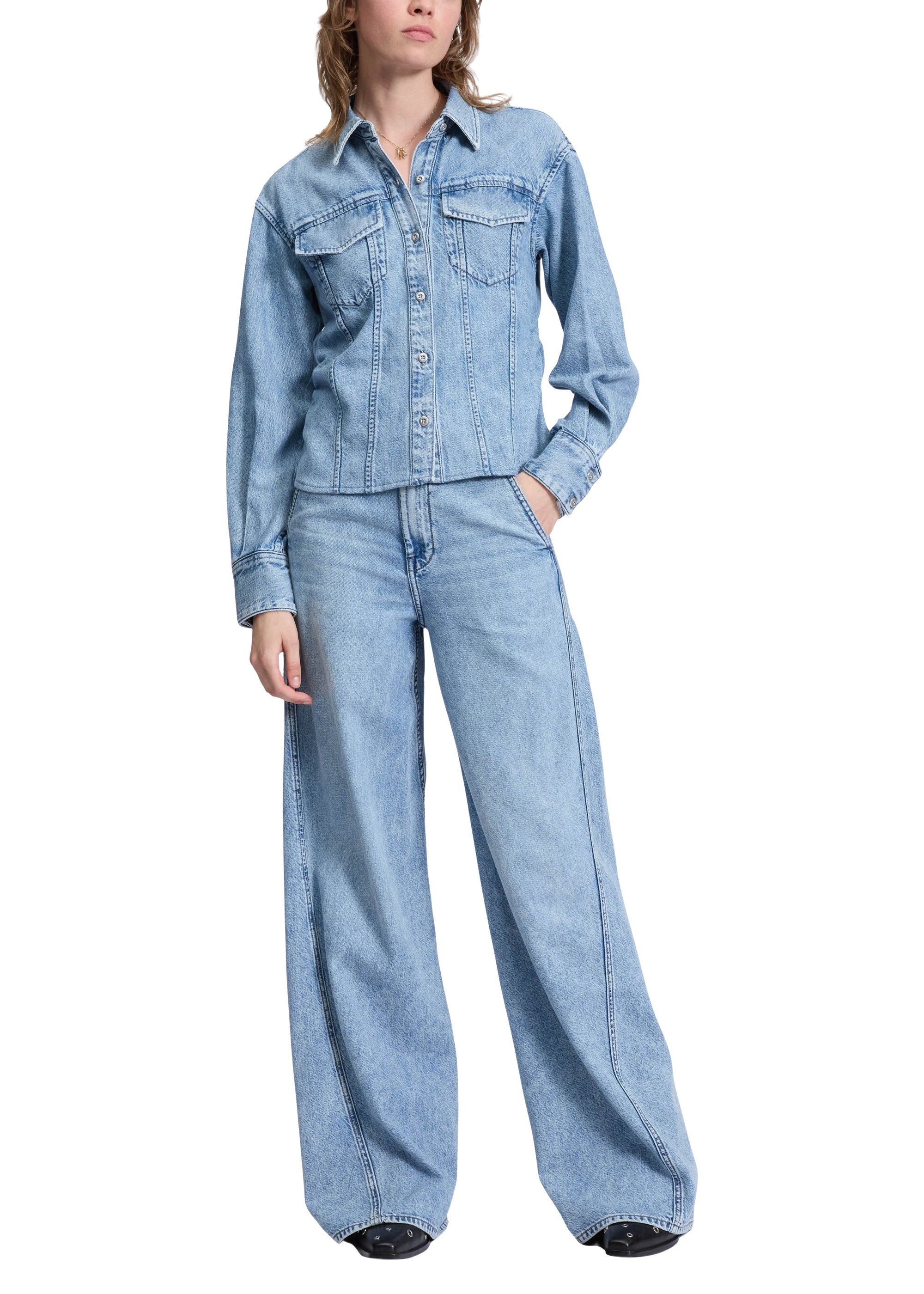 Chemise Mila en denim - Annie