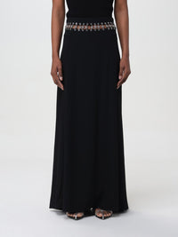 Jupe longue avec ceinture - Black